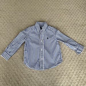 Polo Ralph Lauren long sleeve striped button up size 2T
